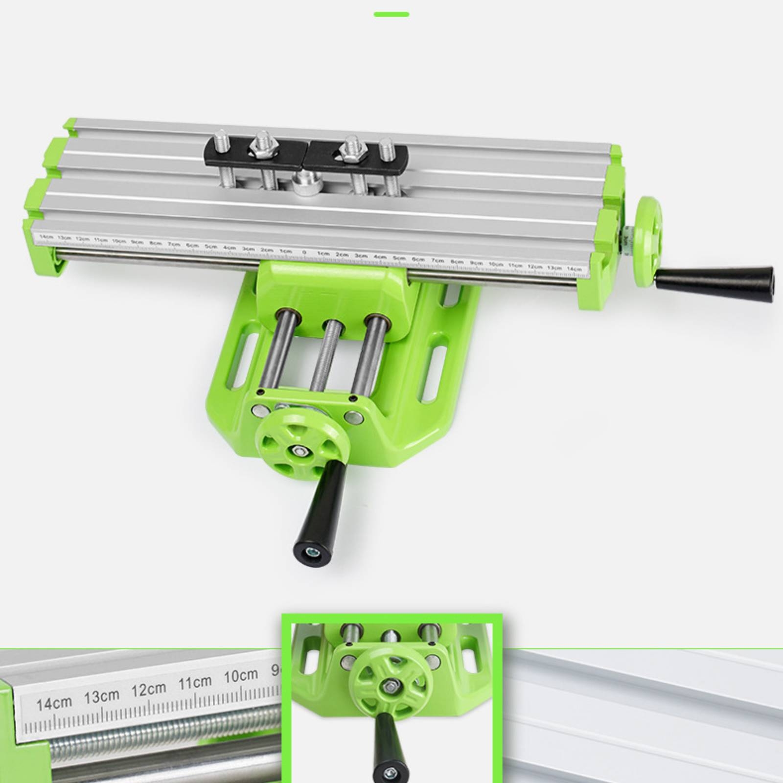 Drill Press Bench - Tavola a croce con scanalature longitudinali