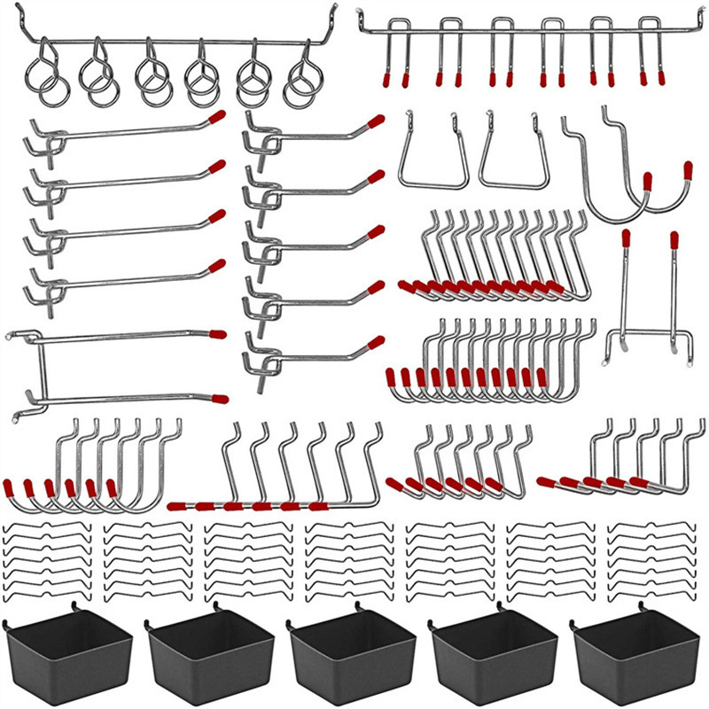 Workshop Tools Board - Set di ganci per pannelli forati