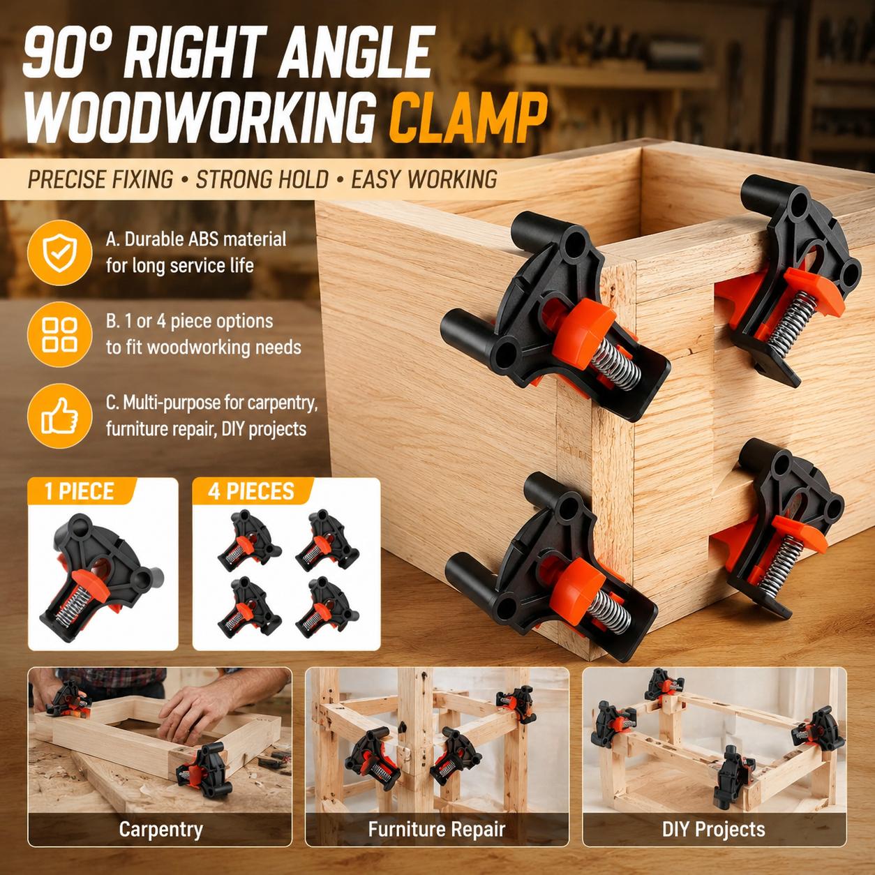 Angle Clamp 90 - Kit di Morsetti Angolari a 90