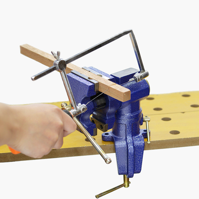 Bench Vise Swivel - Morsa da tavolo a doppia ganascia