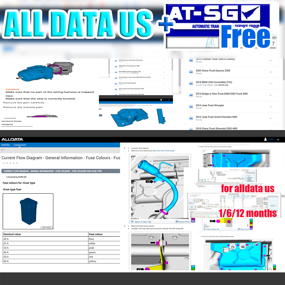 Tools At Workshop - Alldata US Versione Completa, Account di