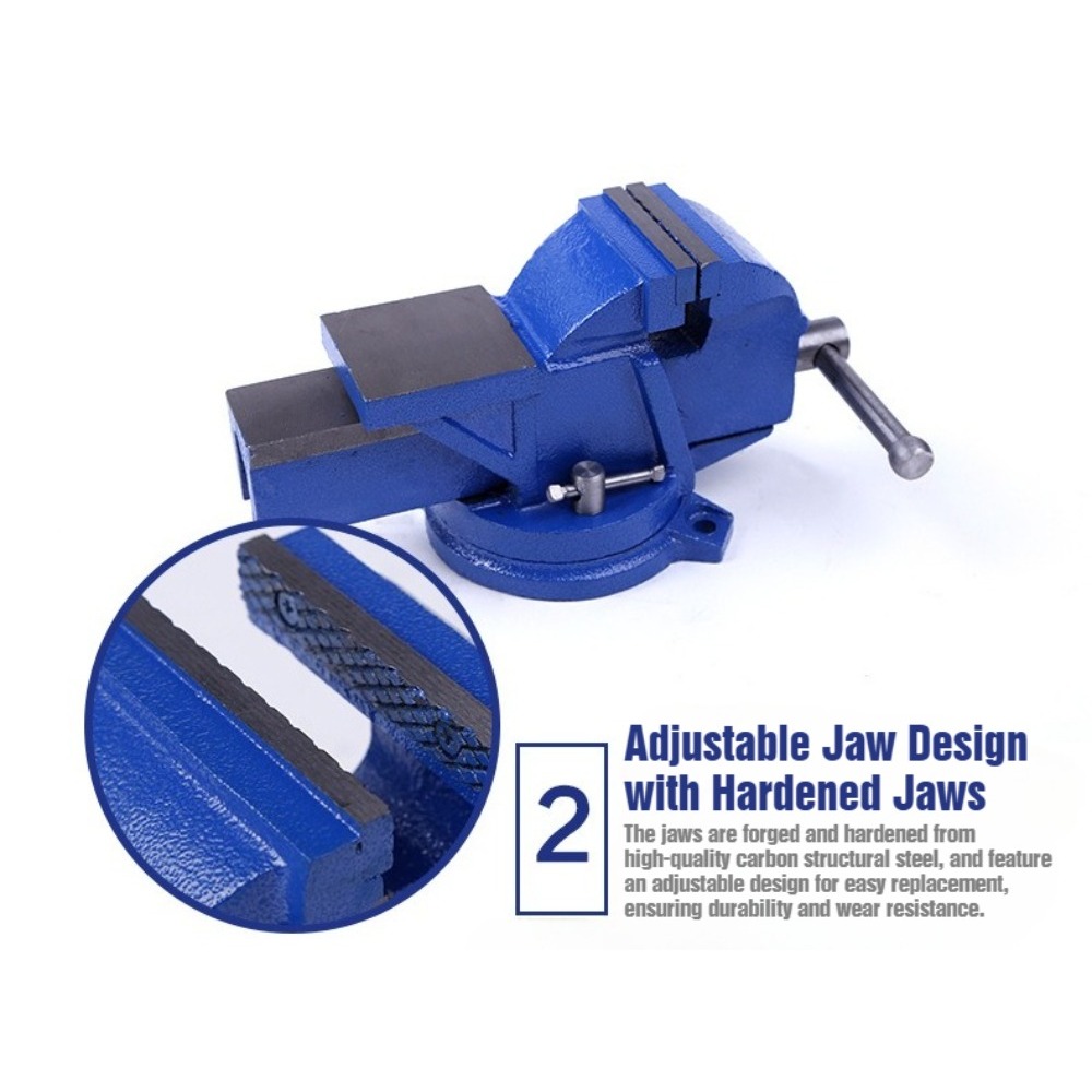 Morsa da banco in ghisa da 6 p - Bench Vise Swivel recensione e prezzo