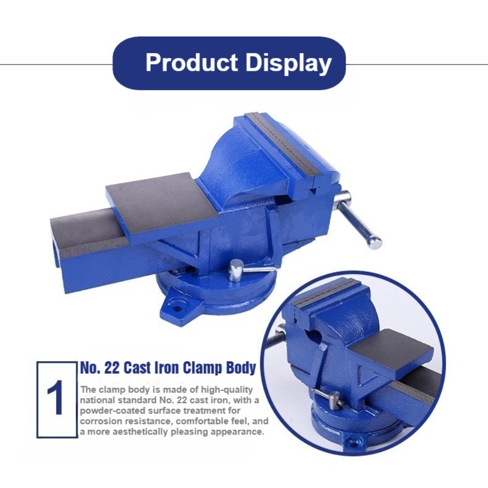 Morsa da Banco Resistente da 6 - Bench Vise Swivel recensione e prezzo