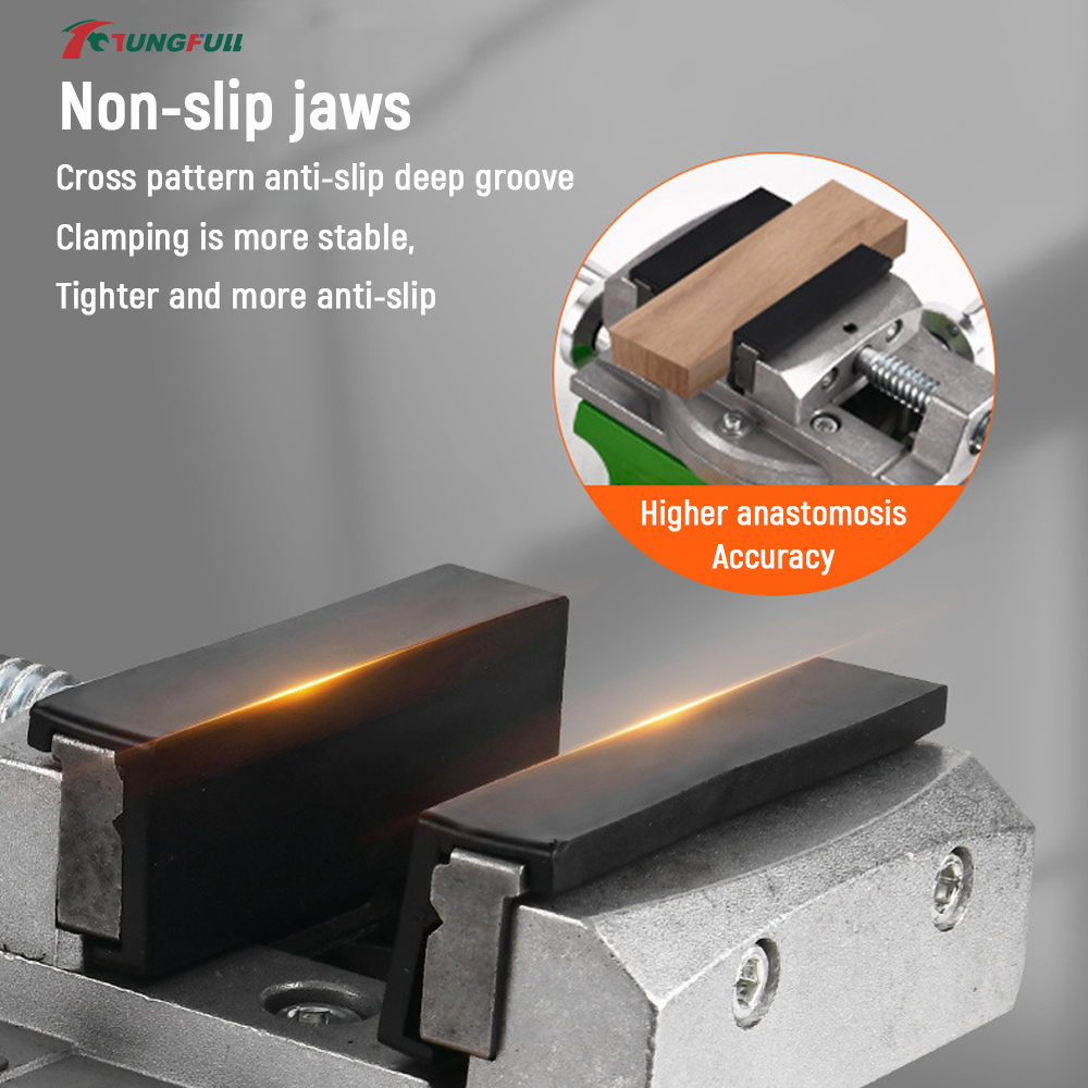 Morsa a croce TUNGFULL 360 °   - Bench Vise Swivel recensione e prezzo