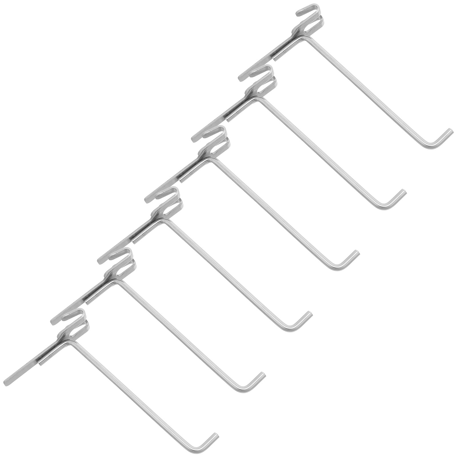 6 Pezzi Ganci in Acciaio Inox  - Workshop Tools Board recensione e prezzo